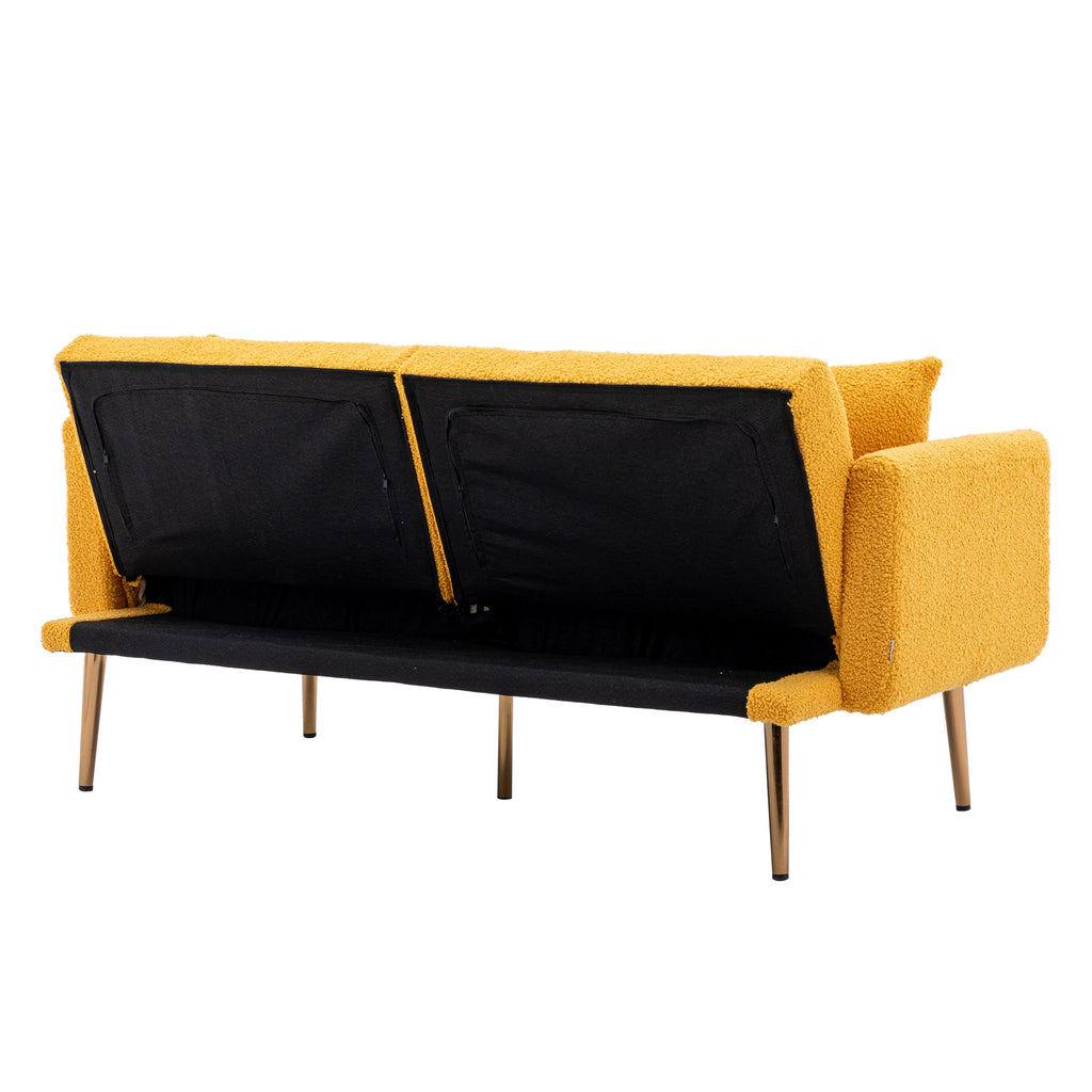 Velvet Sofa with Metal Feet T246