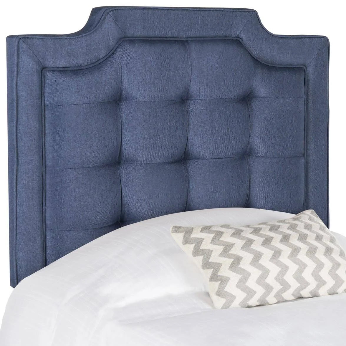 Hemp Tufted Linen Full Headboard C397899