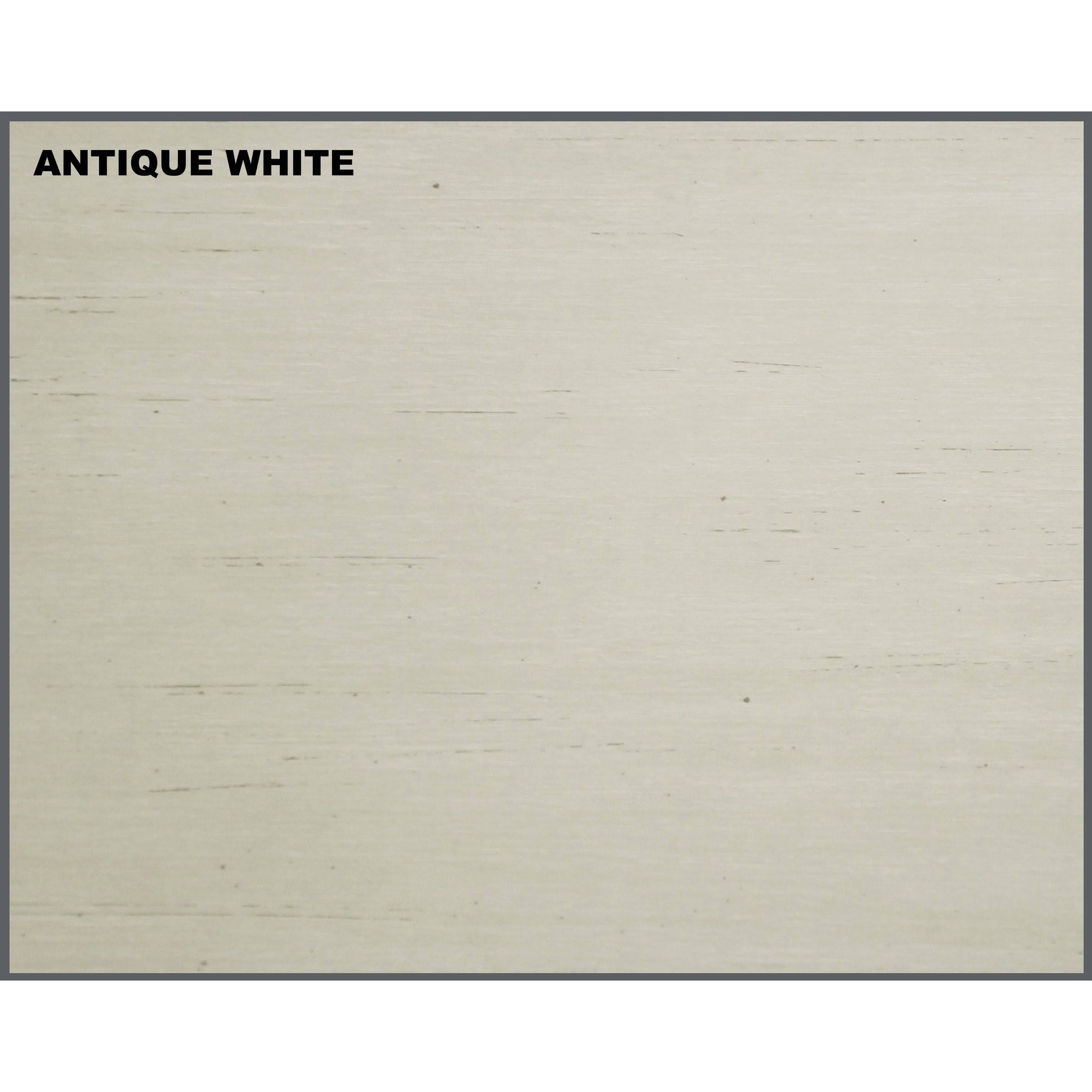 Antique White L Shape Executive Desk E8963
