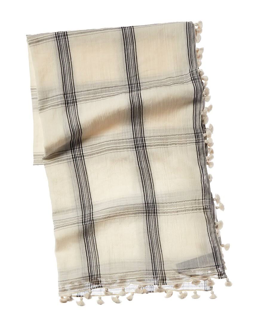 Textured Plaid Scarf H95238