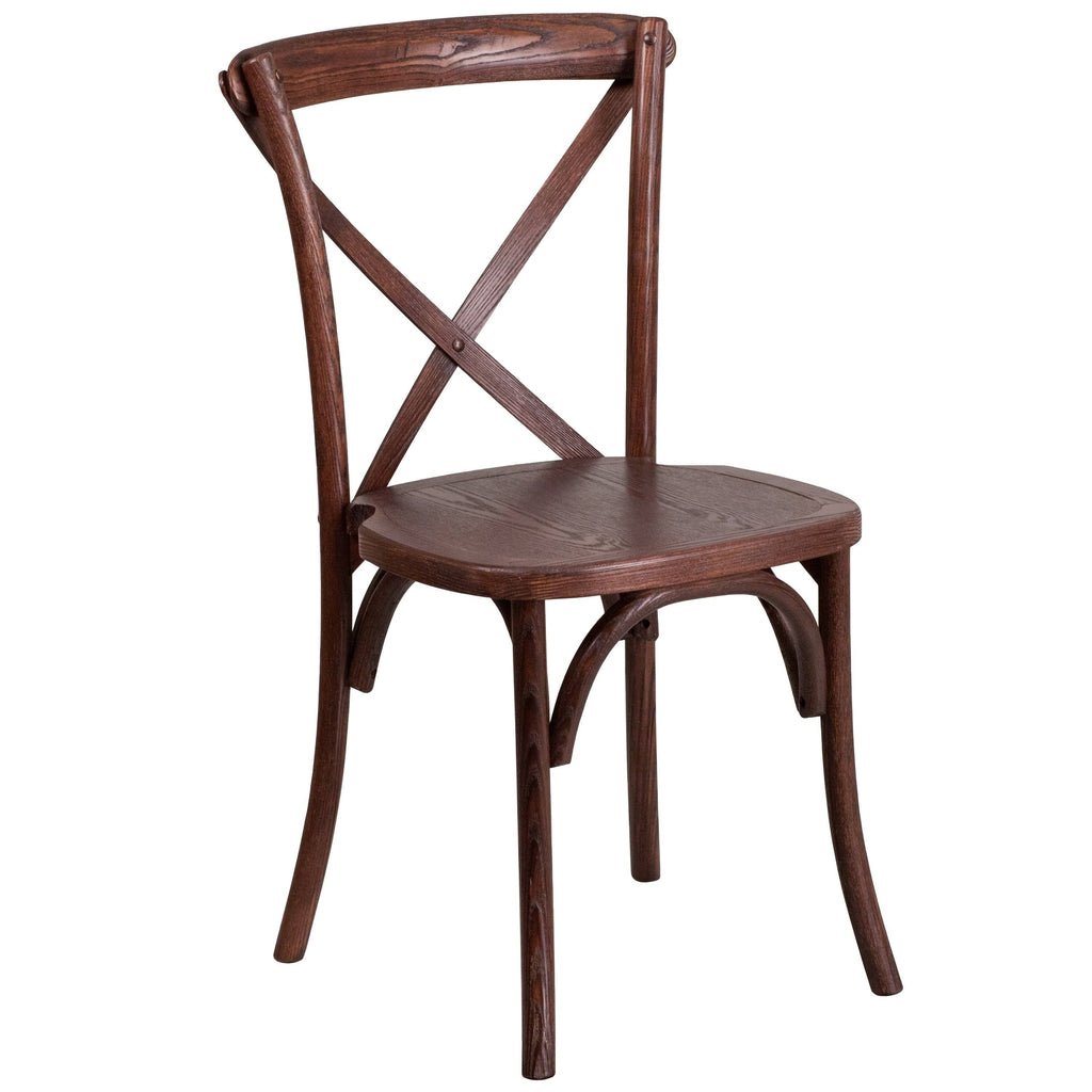 Cross Back Chair (Mahogany), Brown (Wood) Z4493