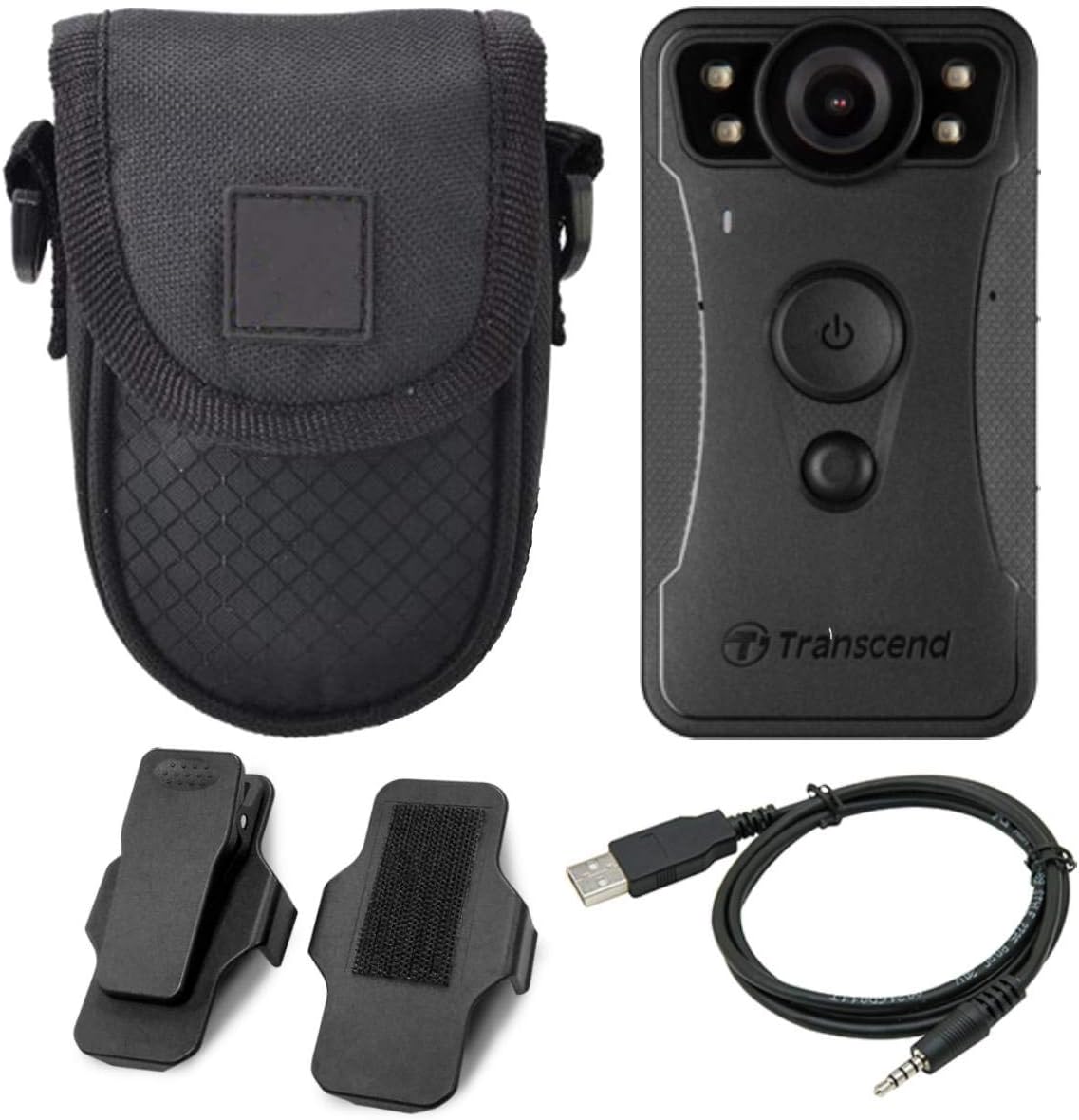 1080p HD Wi-Fi Body Camera with Compact Case D414970