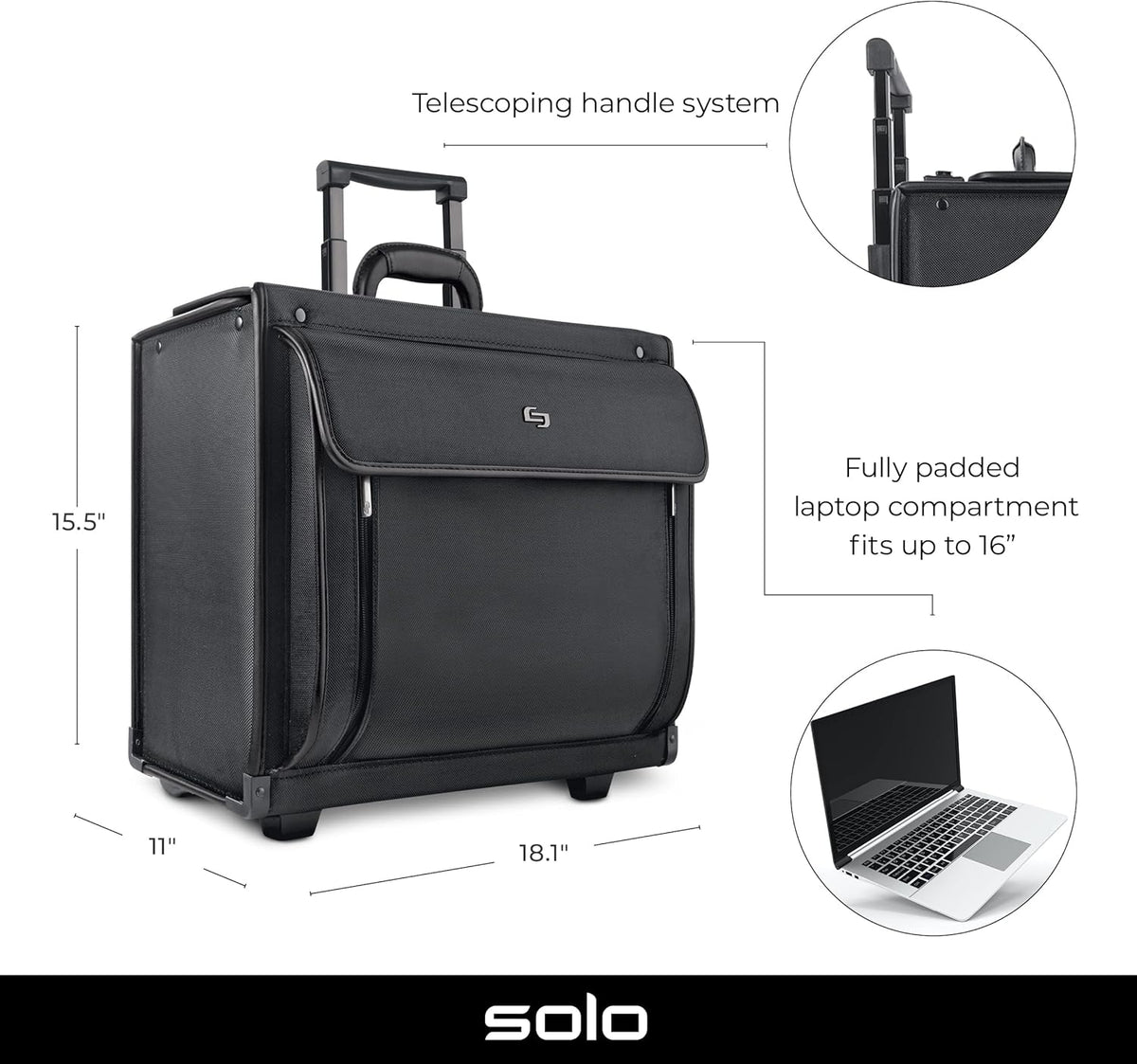 Black Rolling Catalog Case D520825