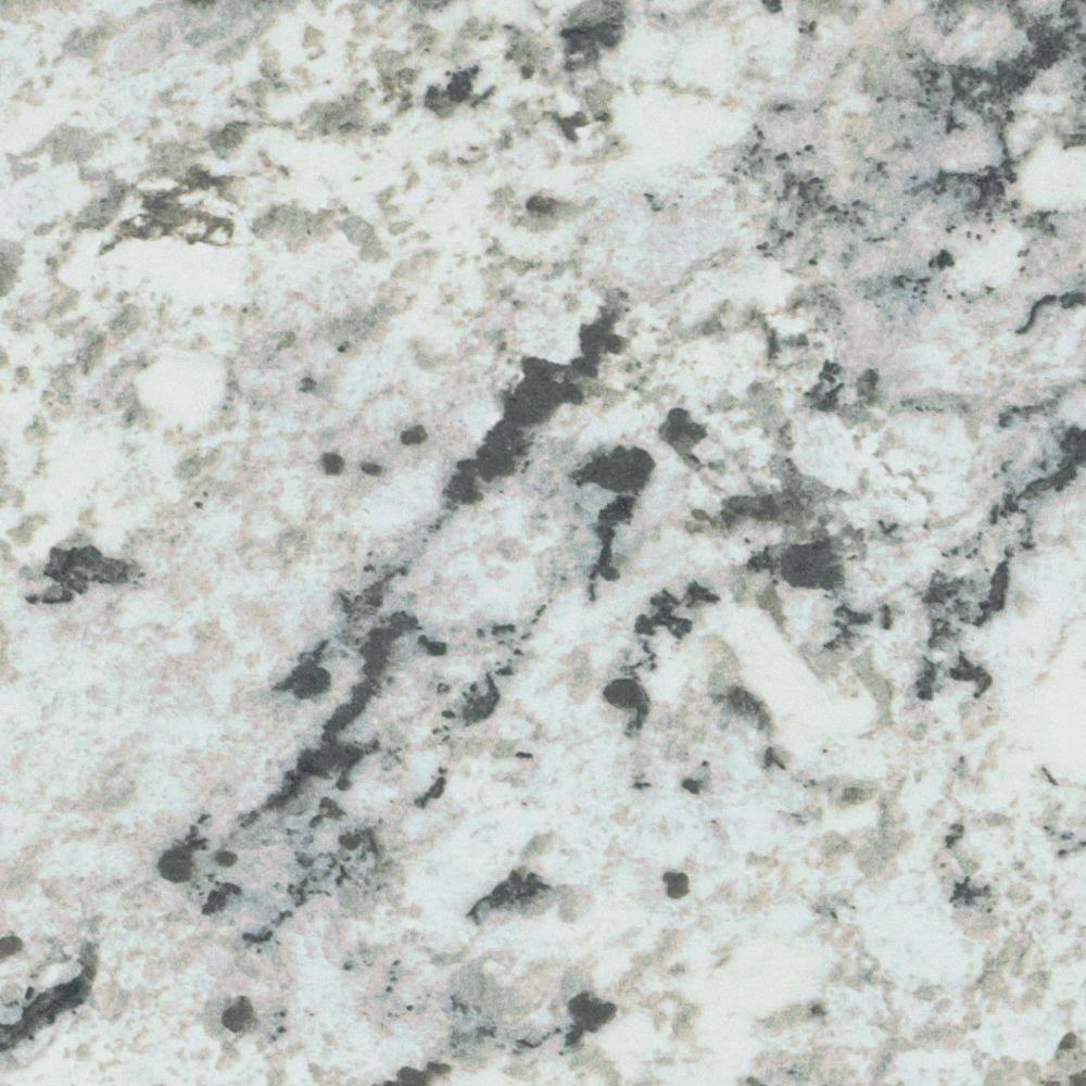 5 ft. x 12 ft. White Ice Granite Laminate Sheet P937