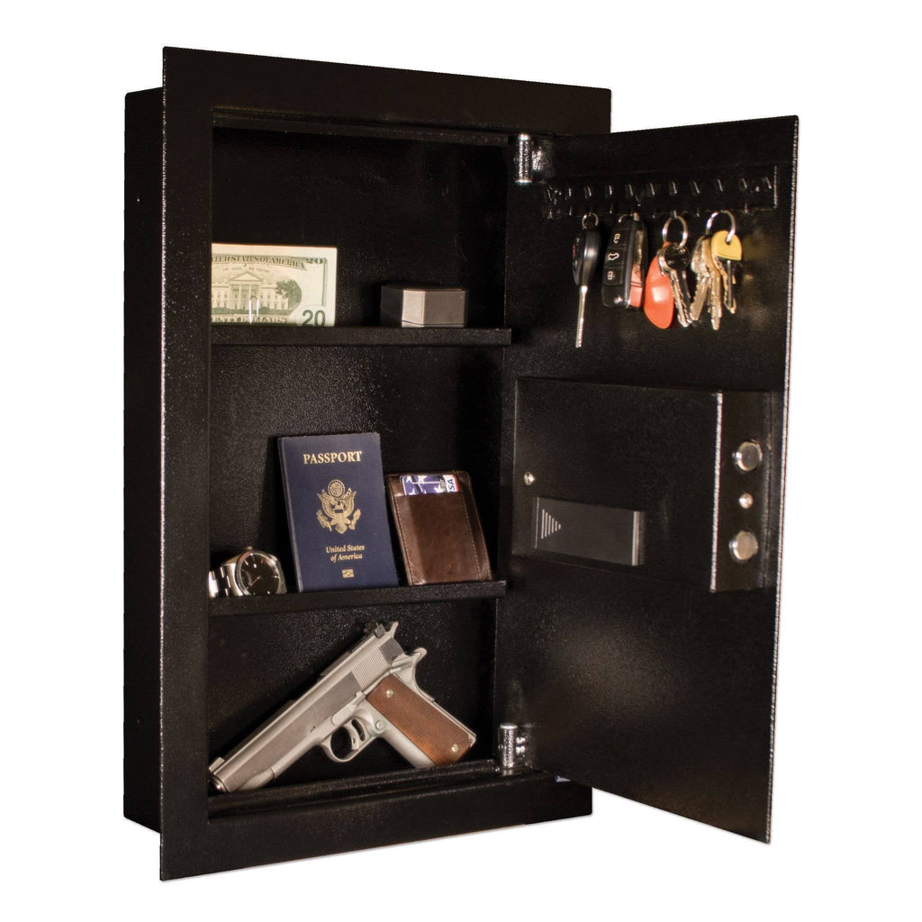 Steel Wall Safe with Electronic Lock A534954