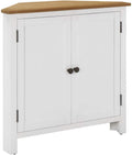 Corner Cabinet Solid Oak Wood S799279