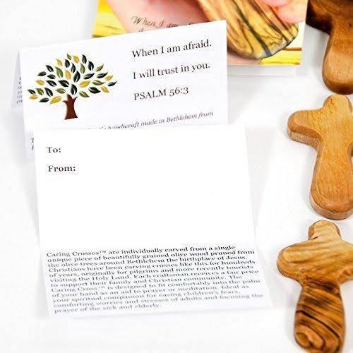 Medium Pocket Olive Wood Cross X31209