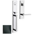 Satin Black Single Cylinder Entry Set Q3929