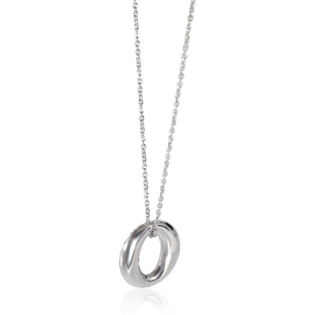 Diamond Circle Pendant in Platinum 0.75 CTW G781
