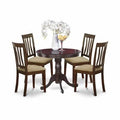 Solid Wood Dining Set Cappuccino 3 Pieces F771119