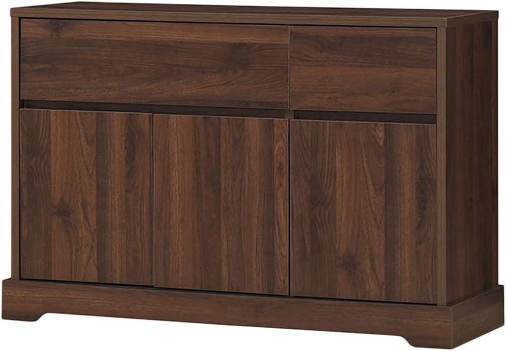 Walnut Buffet Sideboard with 2 Drawers and 2 Cabinets Z15133