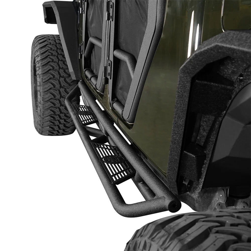 Pair Side Steps Running Board Nerf Bar Black F3729