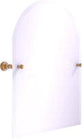 Frameless Arched Top Tilt Beveled Edge Wall Mirror L7542