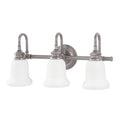 3 Light Bath Bracket, Satin Nickel K8353