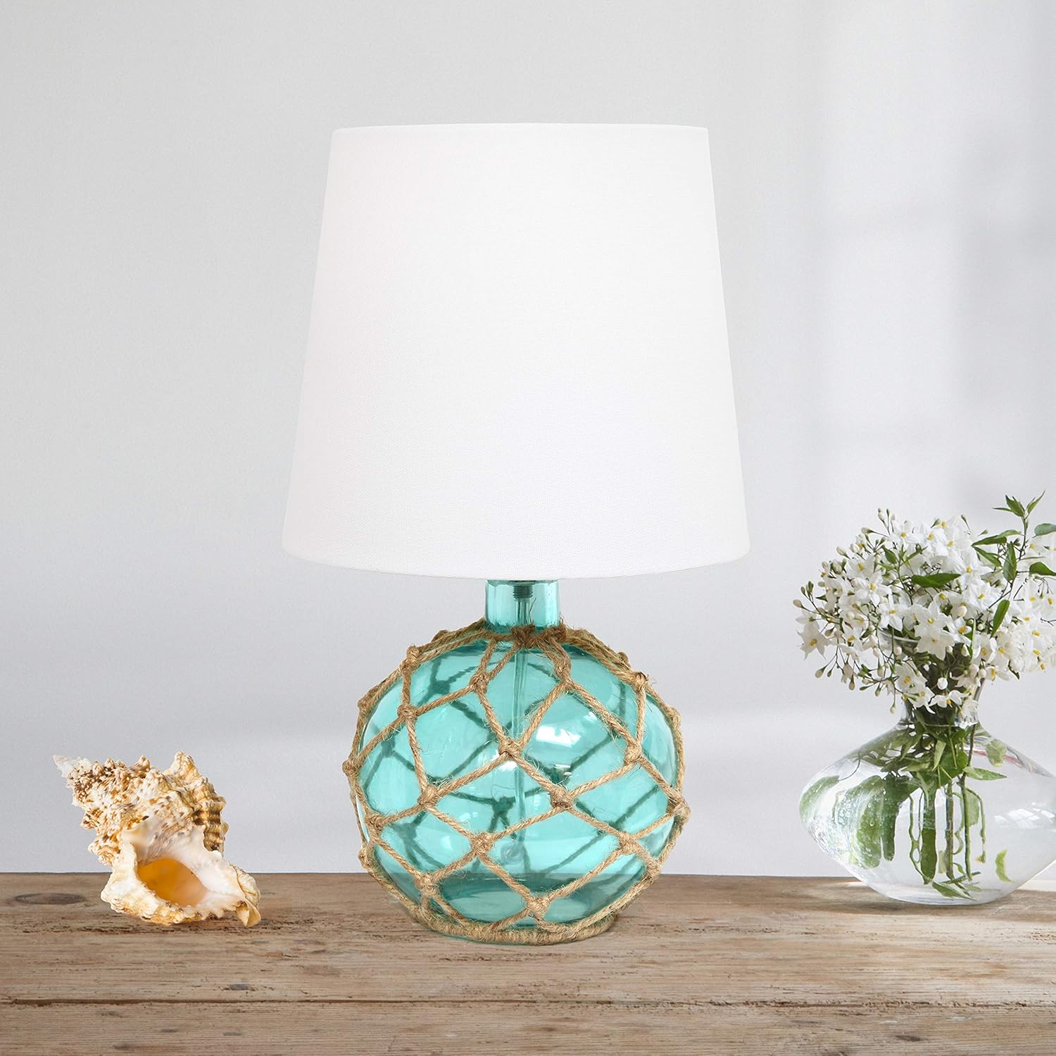 Aqua Nautical Table Lamp Y86743