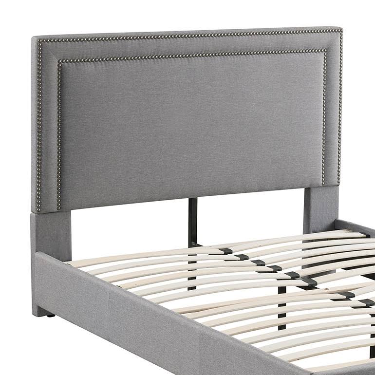 Grey Linen King Size Headboard U189510