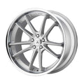 22x10.5 Silver Wheel with Chrome Lip K870