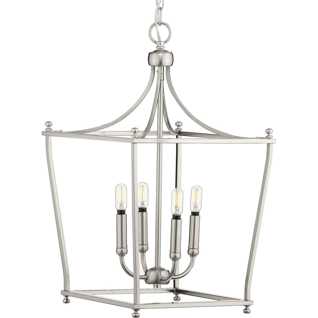 4 Light Foyer Brushed Nickel P35206