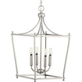 4 Light Foyer Brushed Nickel P35206