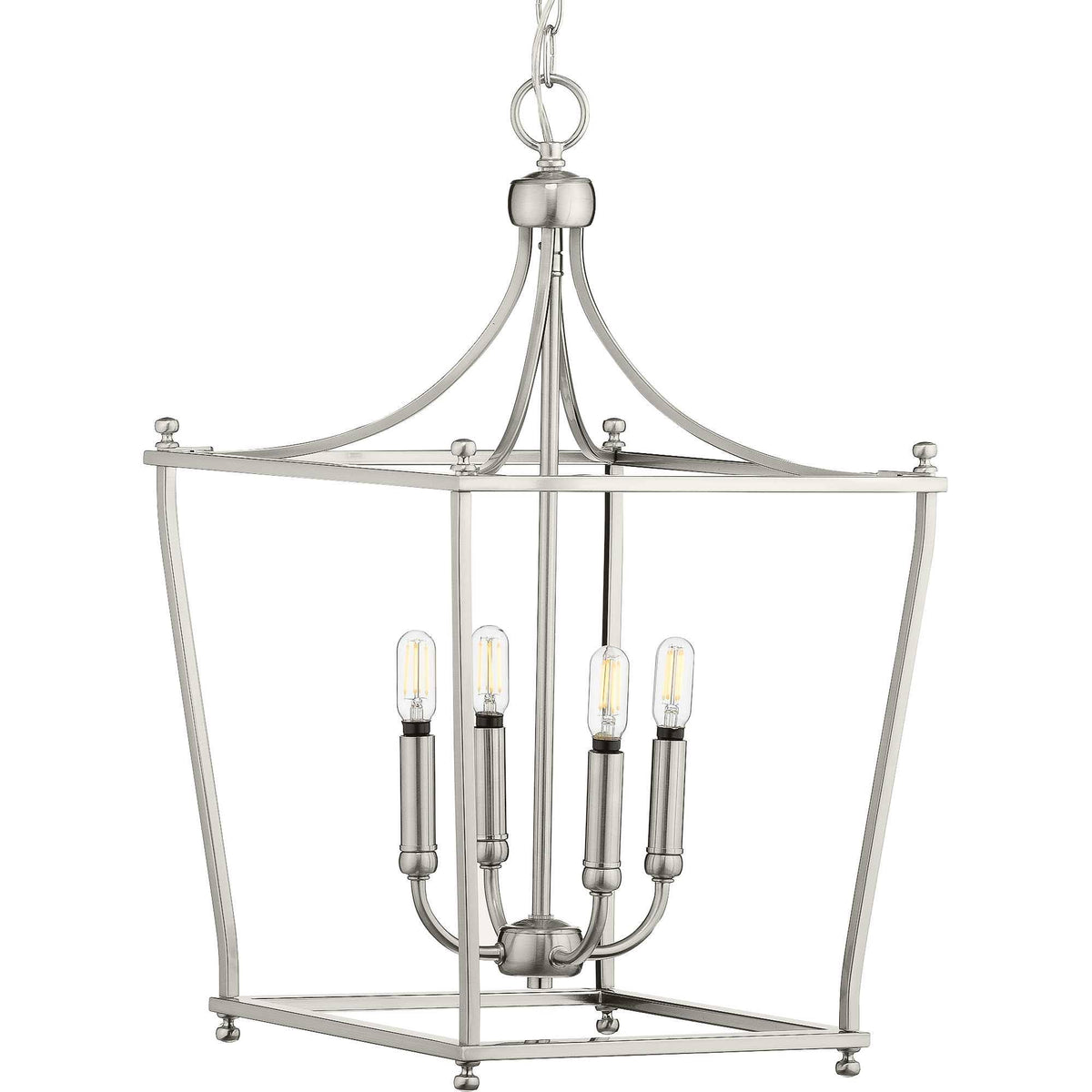 4 Light Foyer Brushed Nickel P35206