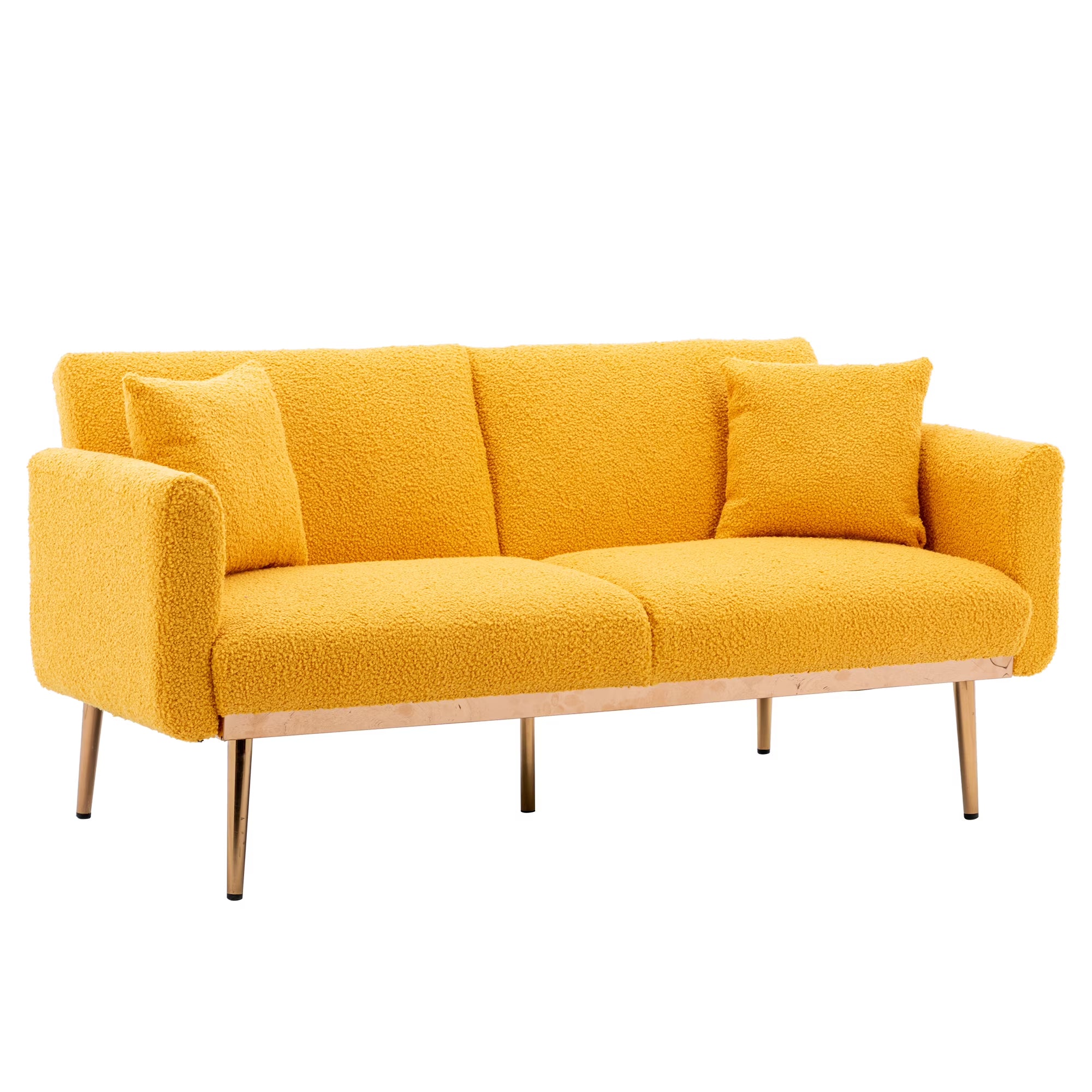 Velvet Sofa with Metal Feet T246