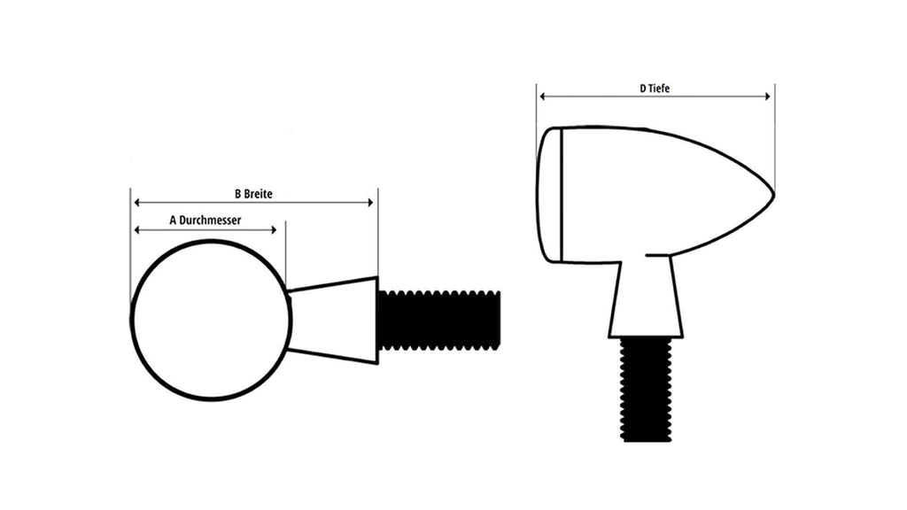Polished Silver Handlebar End Indicators P32987