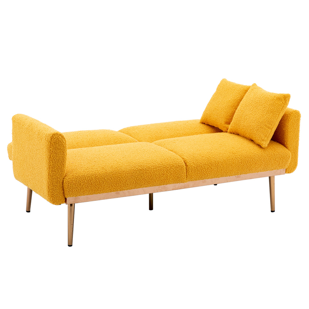 Velvet Sofa with Metal Feet T246