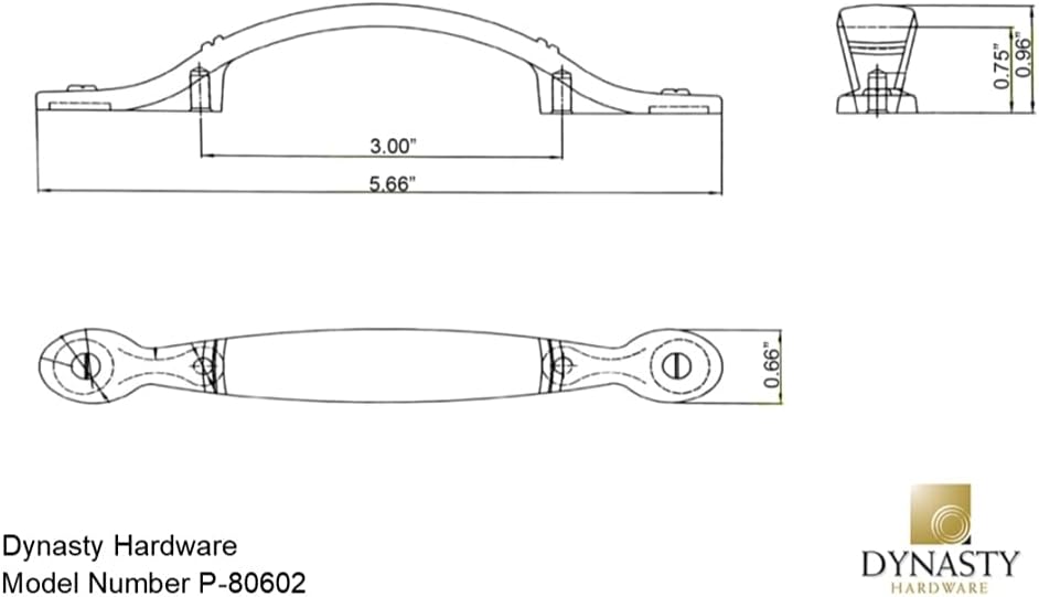 Arched Cabinet Hardware Pull Aged Oil Rubbed Bronze 25 Pack K846