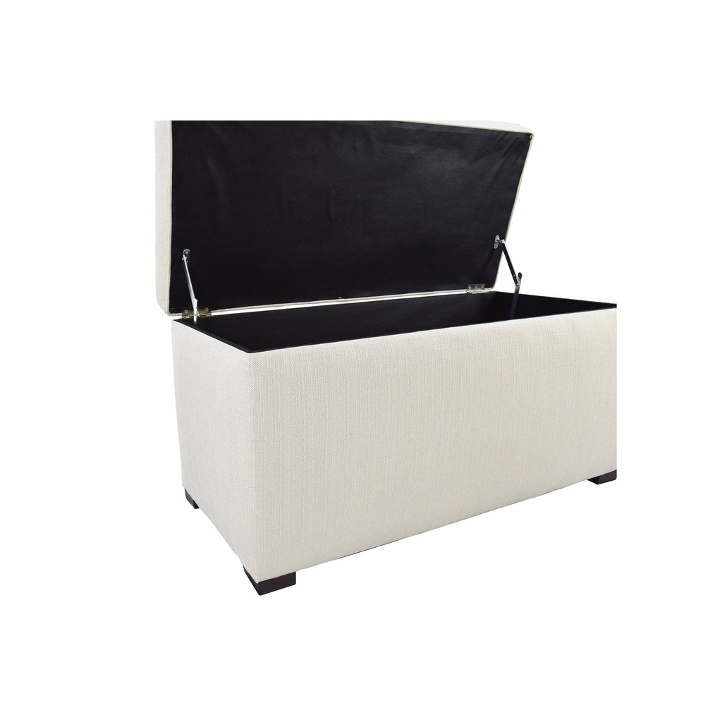Green 8 Button Tufted Storage Bench P438