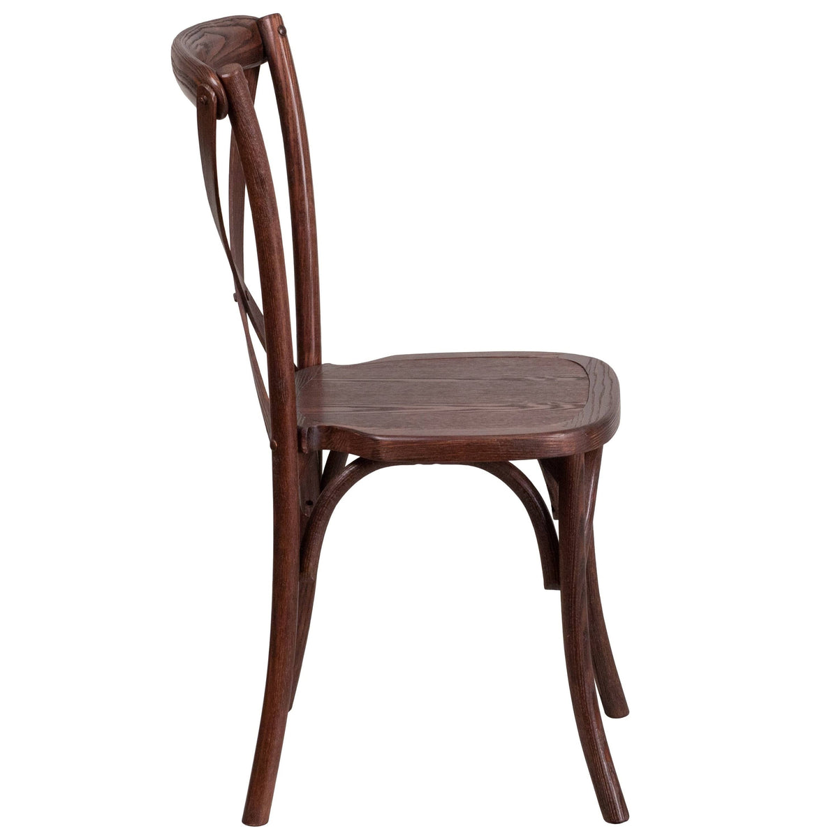 Cross Back Chair (Mahogany), Brown (Wood) Z4493