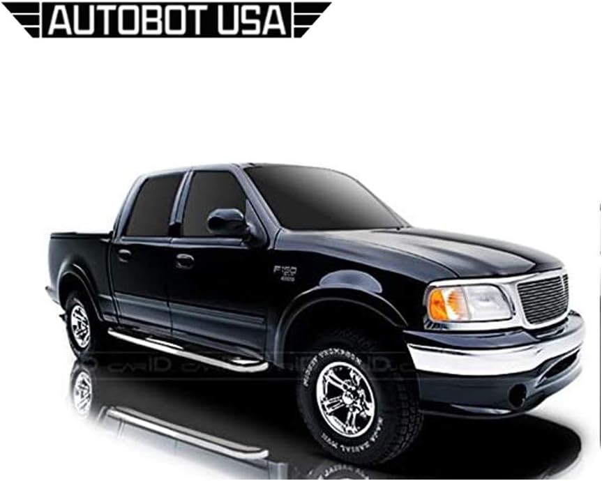 Chrome Side Step Nerf Bars Running Boards for Ford F150 Super Crew Cab O832640