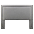 Grey Linen King Size Headboard U189510