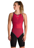 Open Back Jester Red Racing Swim Top E582356