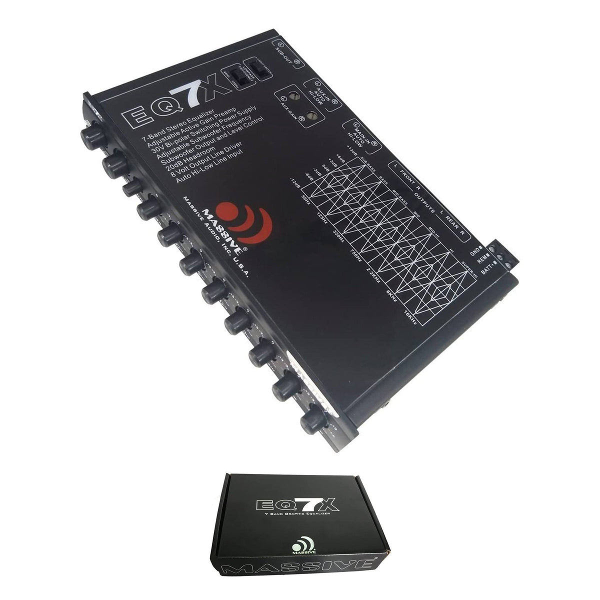 7 Band Car Audio Graphic Equalizer O3490