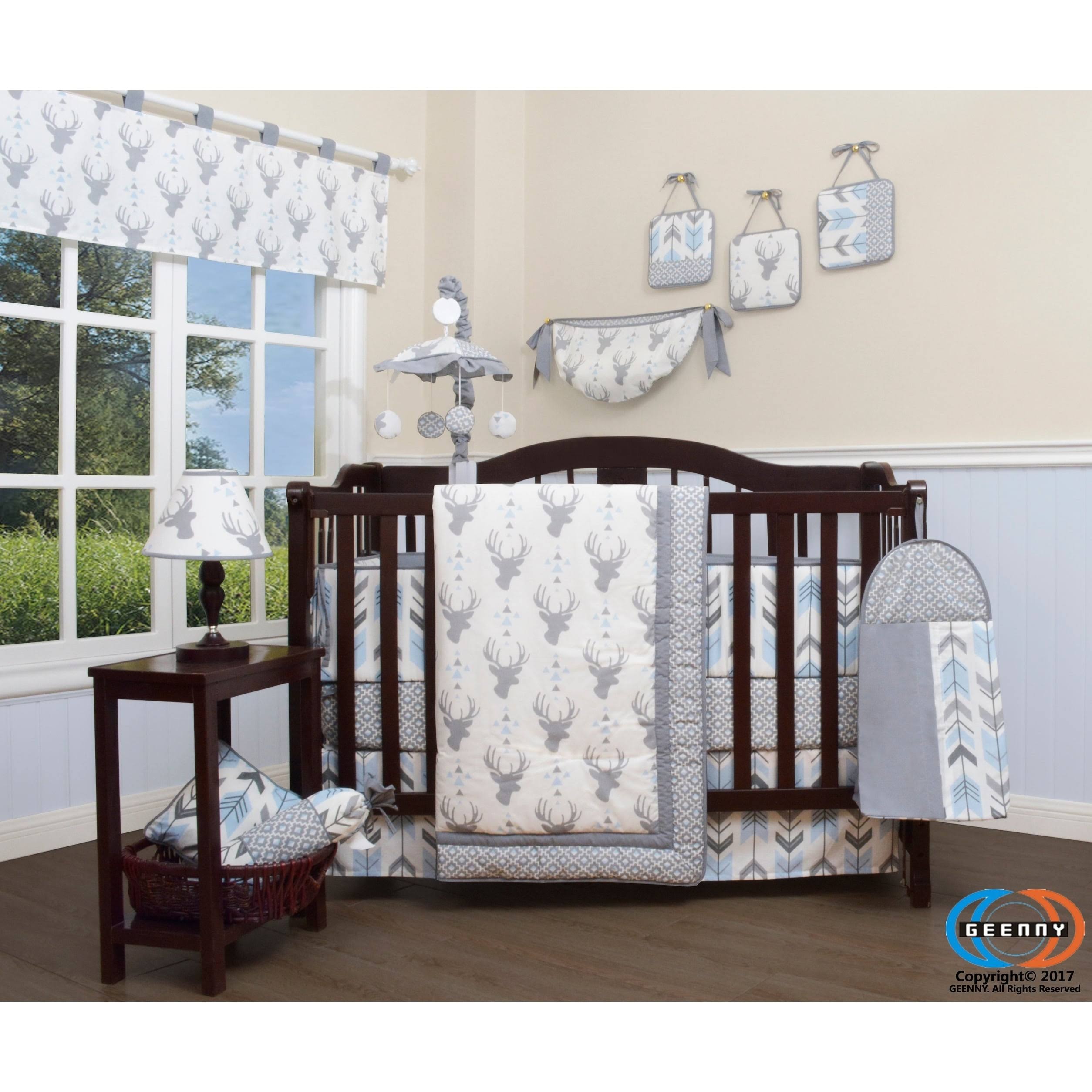 13 Piece Baby Nursery Crib Bedding Set I50472