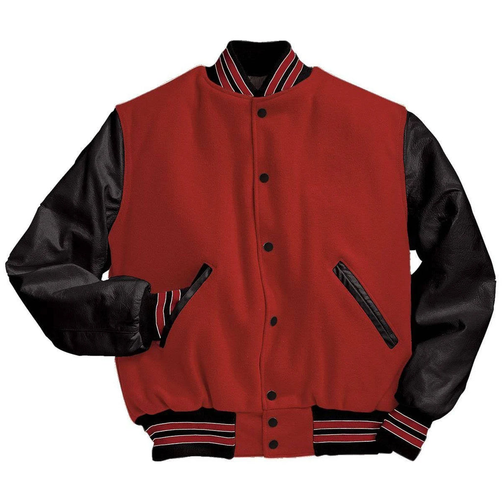 Scarlet Black Varsity Jacket 2XL E1197