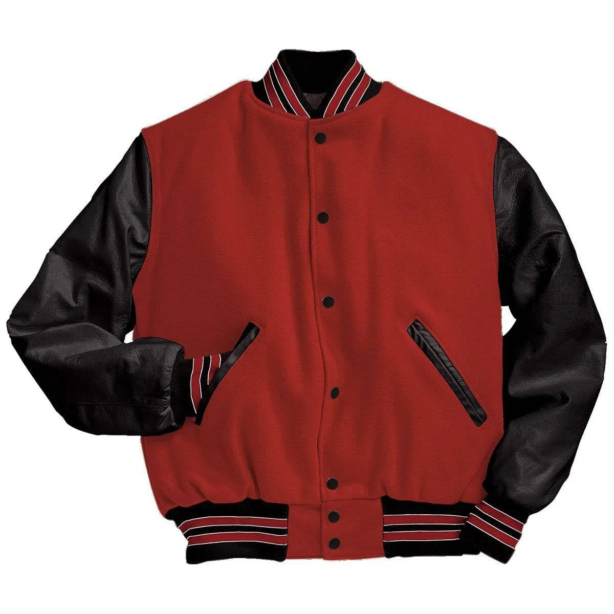 Scarlet Black Varsity Jacket 2XL E1197