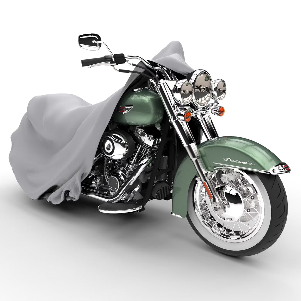 Gray Waterproof Motorcycle Cover K12101