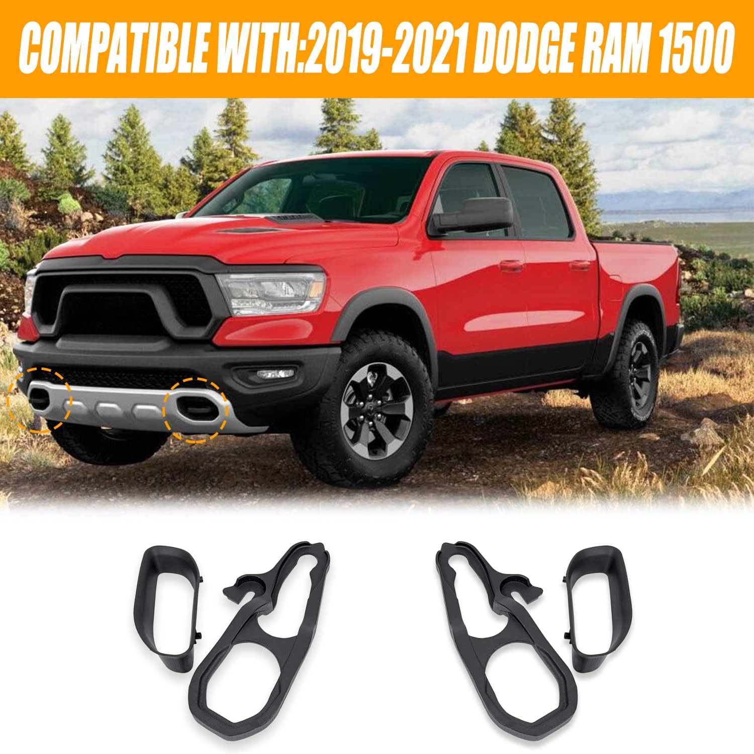 Front Tow Hooks with Hardware A875