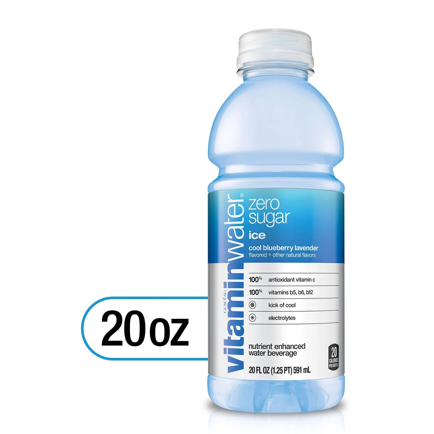 Vitaminwater Zero Variety Pack, 20 Fluid Ounce (20 Pack) E53764