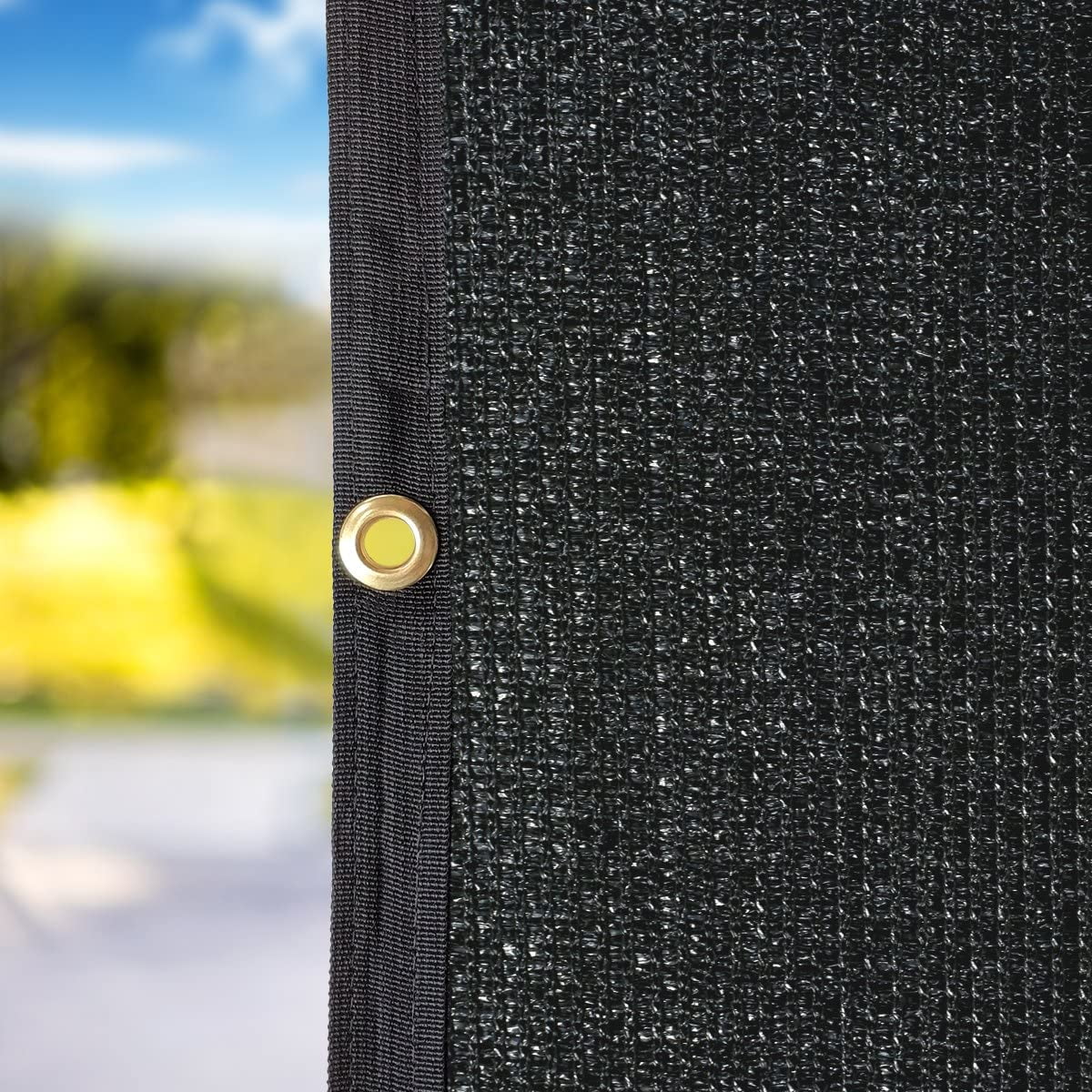 Black RV Awning Privacy Screen Shade Panel Kit 8 x 12ft O759724