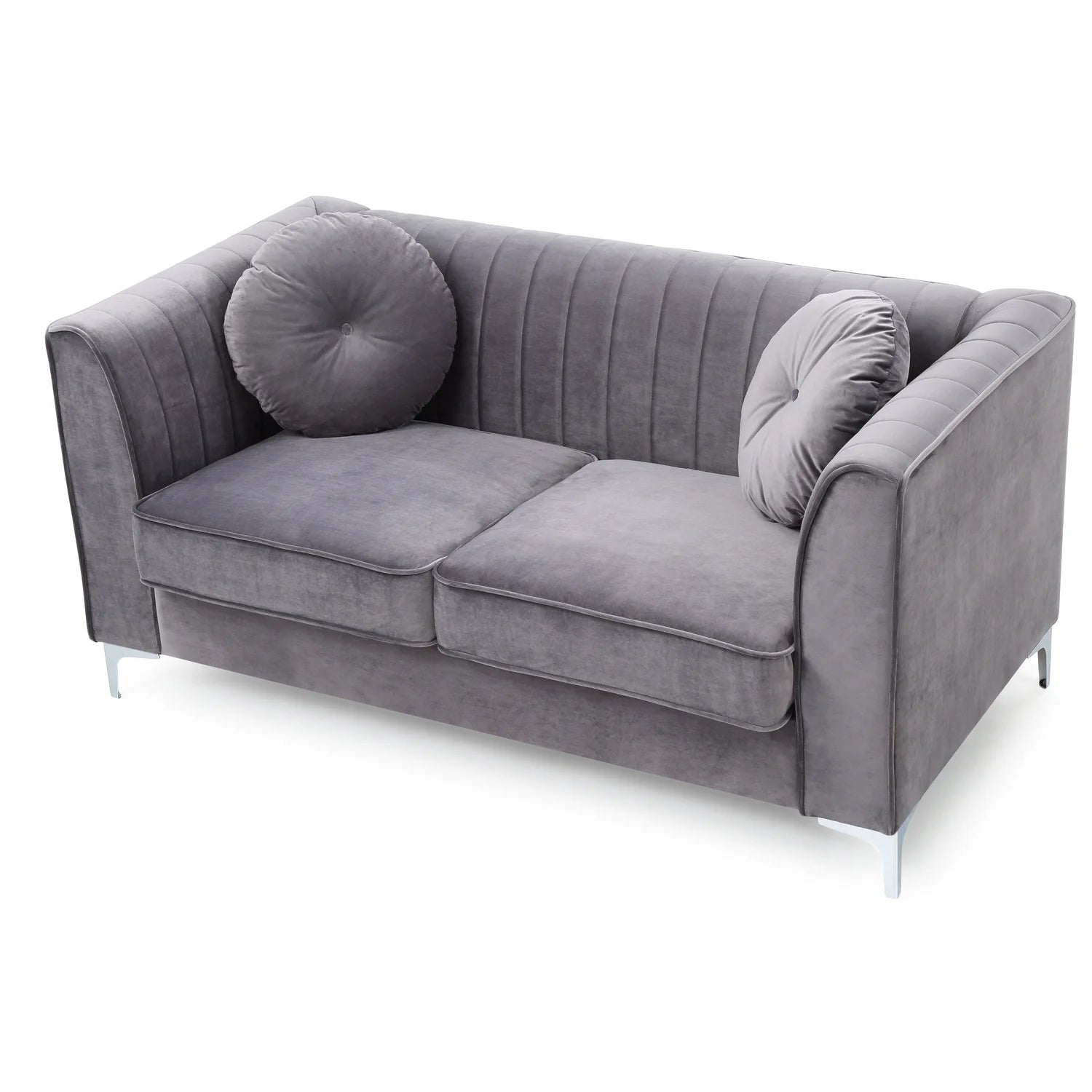 Gray Loveseat C421865