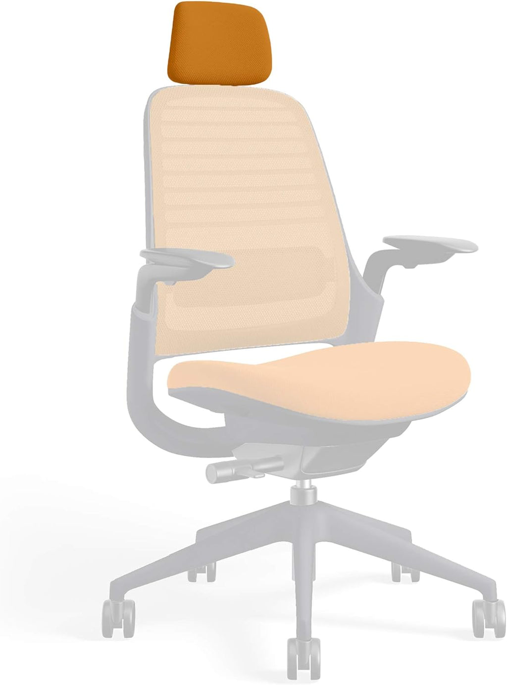 Black Frame 3D Microknit Fabric Headrest D5175