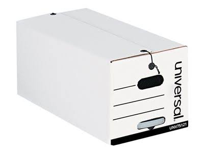 Storage box Letter white (pack of 12) I2085