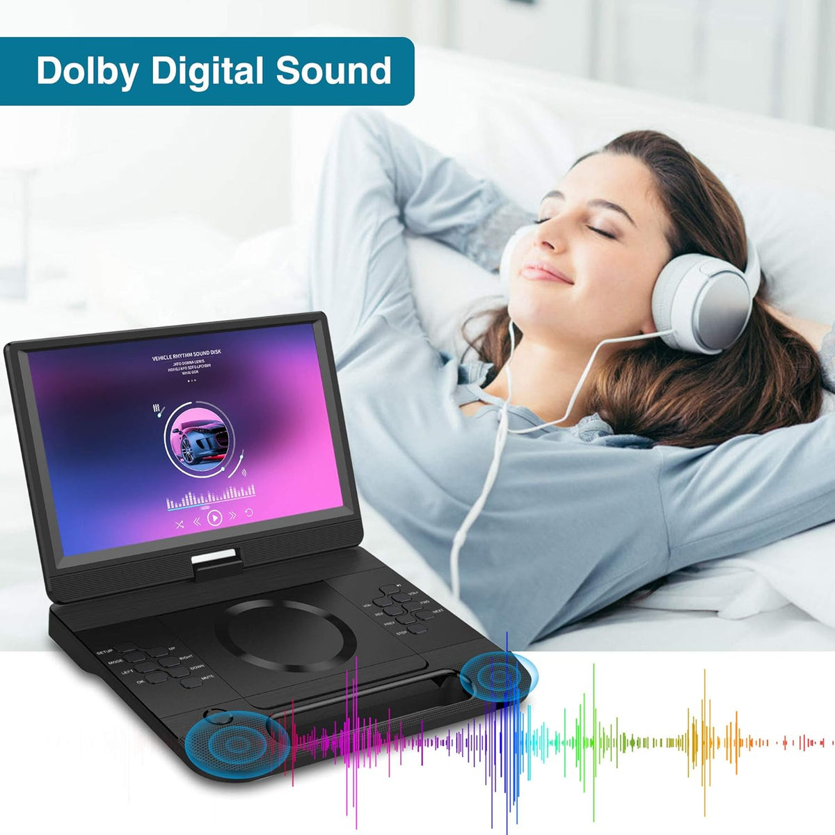 13.3 Inch Portable Bluray Player with 12 HD Swivel Screen U233493
