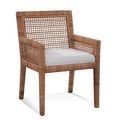 Beige Performance Fabric Dining Chair Q708