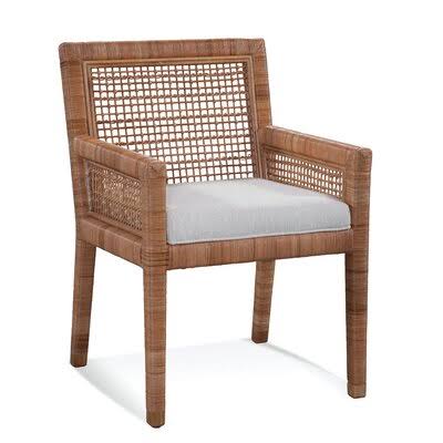 Beige Performance Fabric Dining Chair Q708