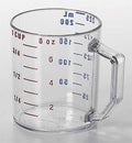 Clear Polycarbonate Measuring Cup, 1 Cup Z536284