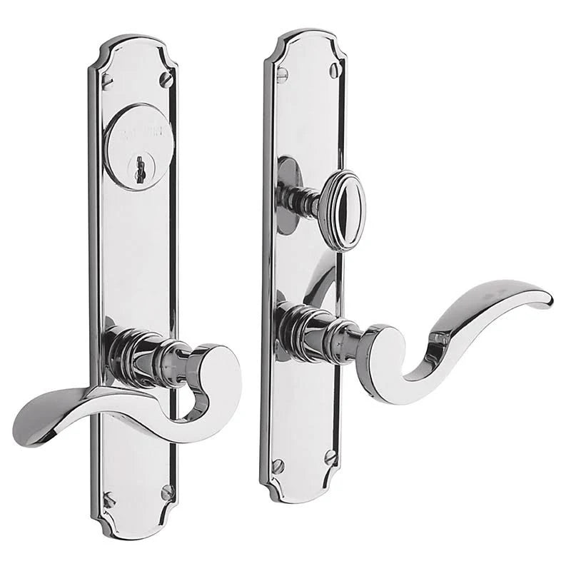 Satin Chrome Single Cylinder Mortise Entry Set V2691