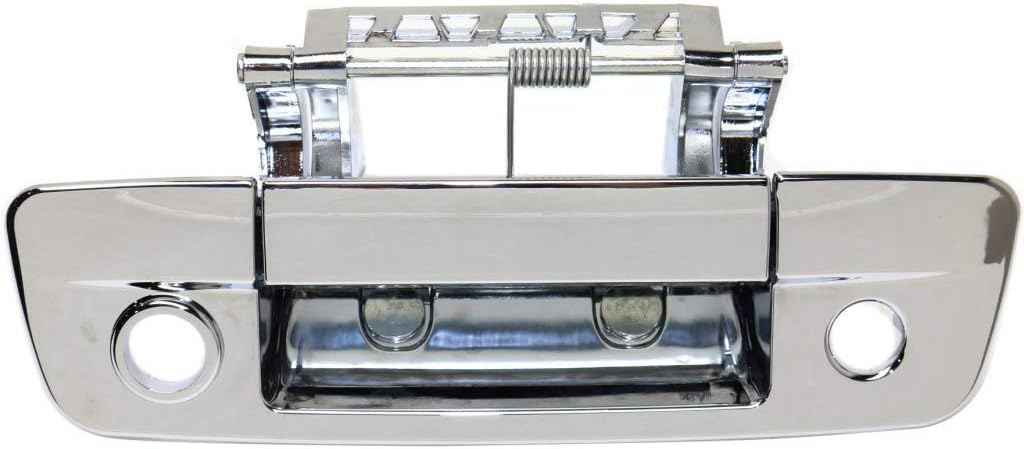Chrome Plastic Tailgate Handle with Camera Hole Pack of 2 D6491